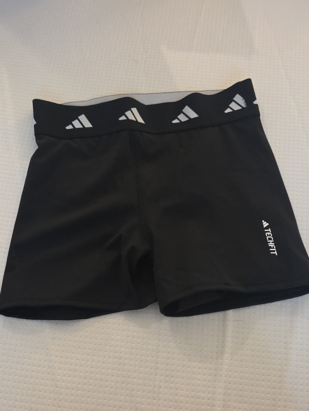 adidas Black Techfit Performance Compression Shorts